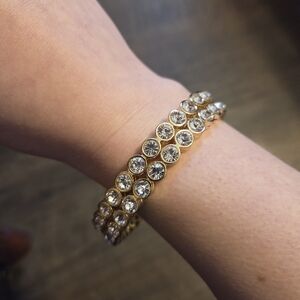 Things Remembered Gold Bracelet with Silver Accents